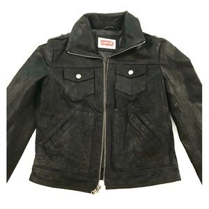 XS Levi’s leather Jacket